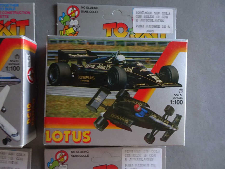 Kit diversos Toykit Klm Pan Am Lotus Williams Renault Porsche