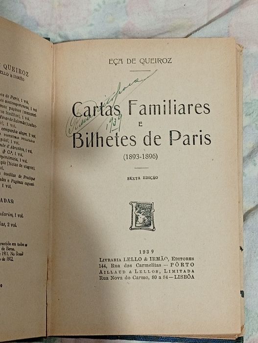 Cartas Familiares de Eça de Queiróz