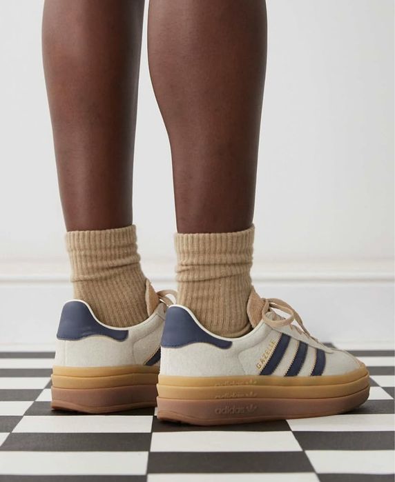 Жіночі шкіряні кросівки Adidas Gazelle Bold оригінал нові кеди адідас