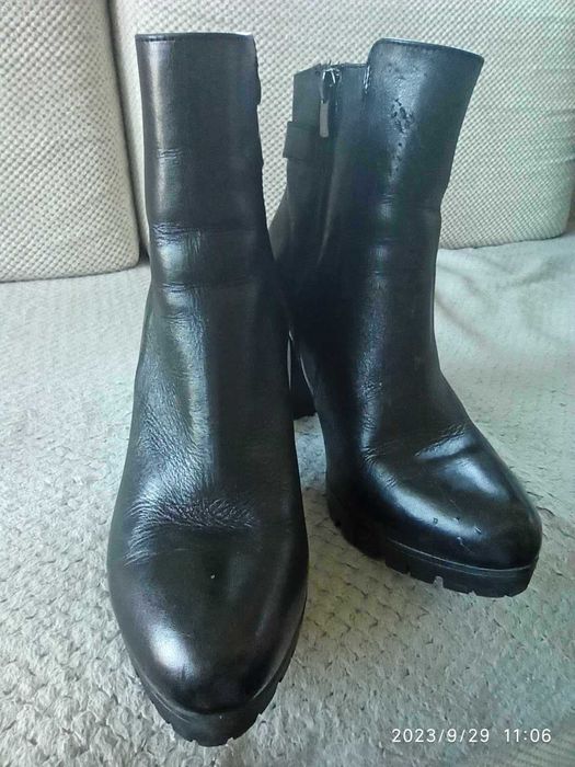 Buty zimowe, damskie, skórzane Lasocki 39
