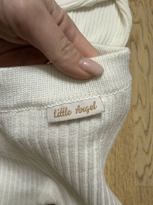 Little angel 92 розмір Дитячий костюм білий вʼязаний на фотосесію