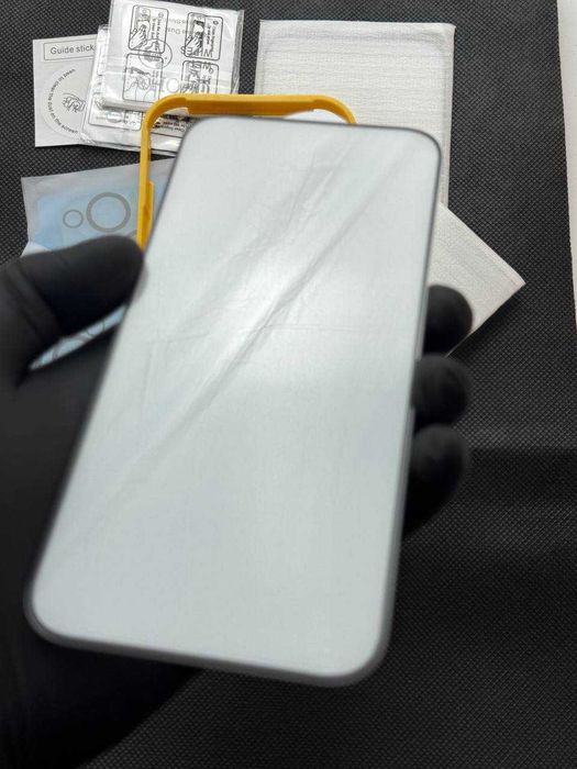 Набір Захисне скло QHOHQ для iPhone 16 Pro Max — 3 ШТ на камери лінзи