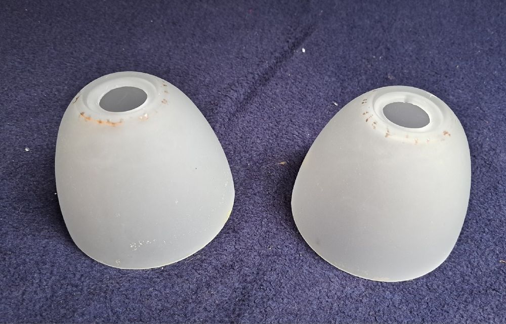 Klosze do lamp prl 4 szt. W cenie