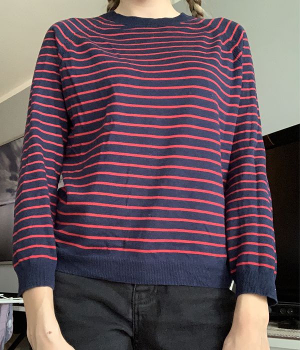 Sweter w paski Mango