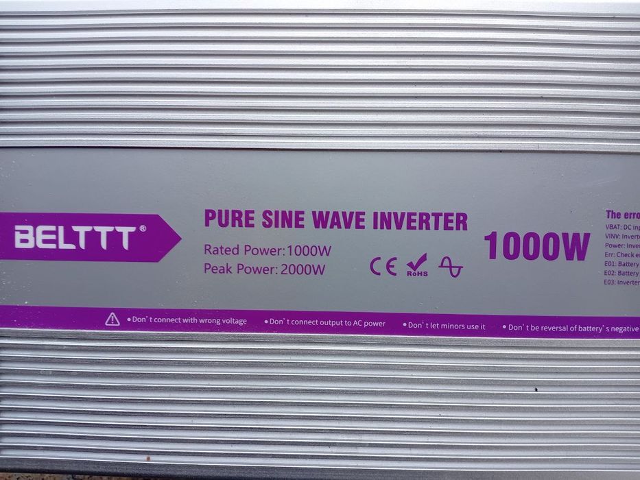 інвертор BELTTT 1000 преобразователь 2000W