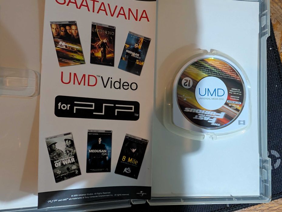 psp umd fast nad furious