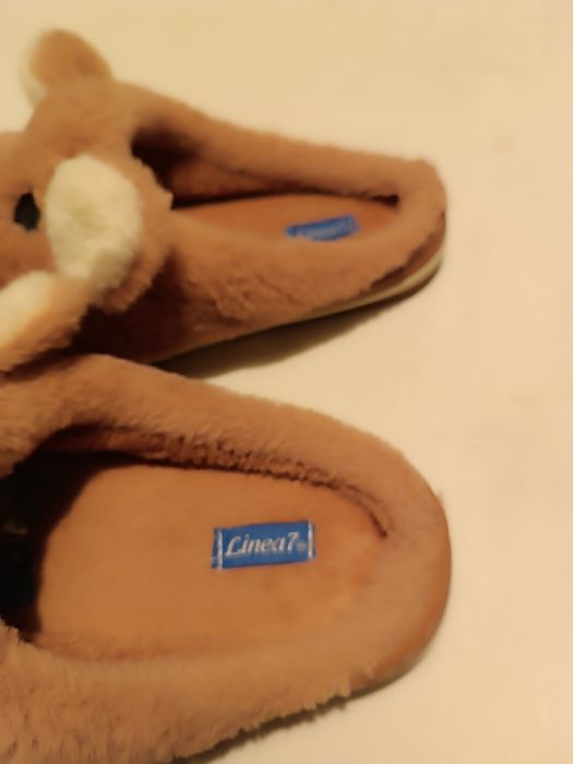 Pantufas rosa para menina tamanho 32-33