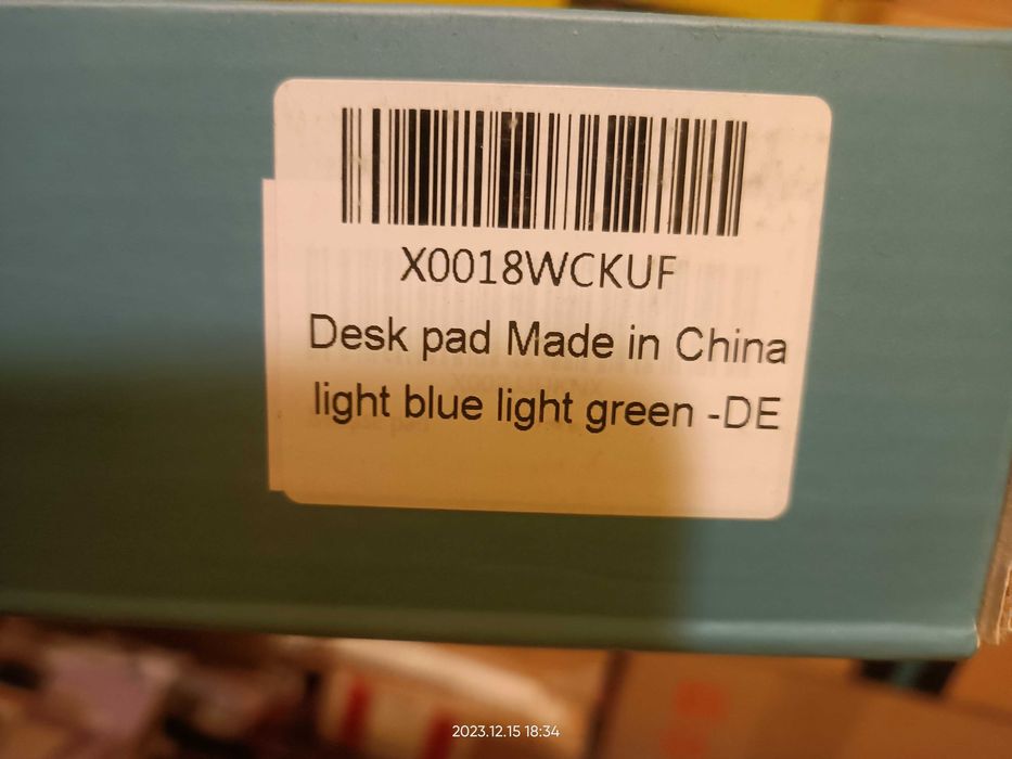 Zestaw podkładek na biurko INNÔPLUS 80x40 + 20x28 Skóra PU zielona