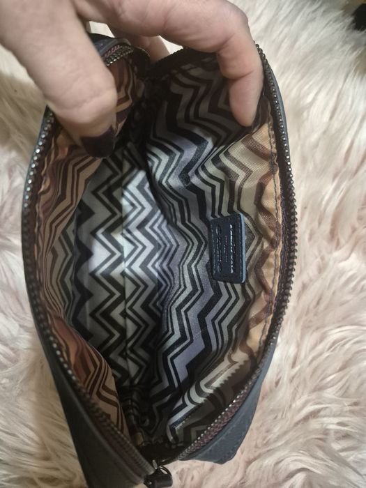 Новый мужской клатч синий Missoni