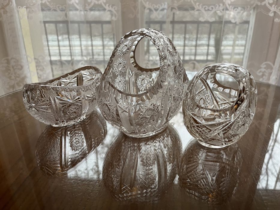Koszyczki kryształy prl
