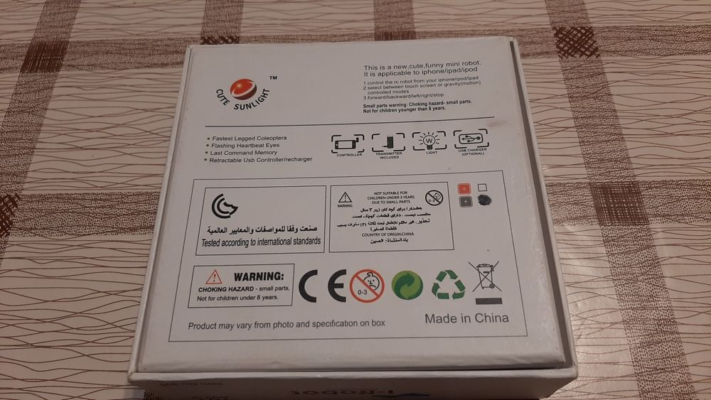 Мікро-робот жук. Інтерактивна іграшка.