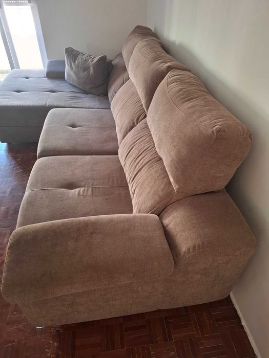 Sofá de sala castanho/sofá cama