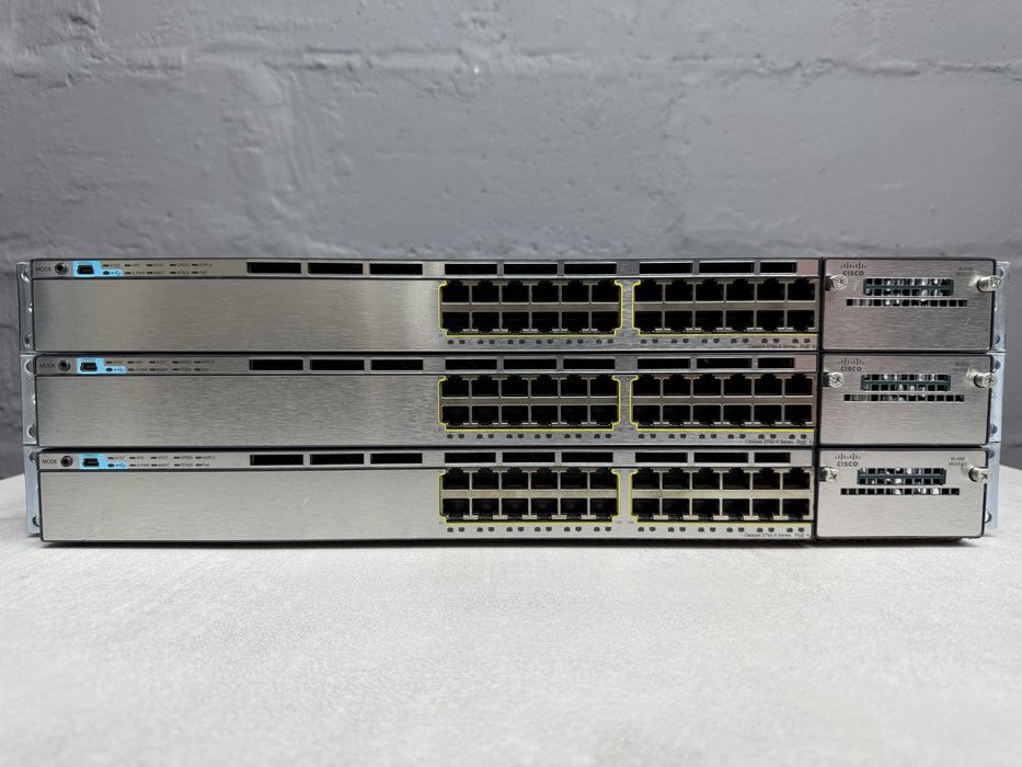 Коммутатор Cisco WS-C3750X-24P-S(1GE, 24PoE+) нал/безнал