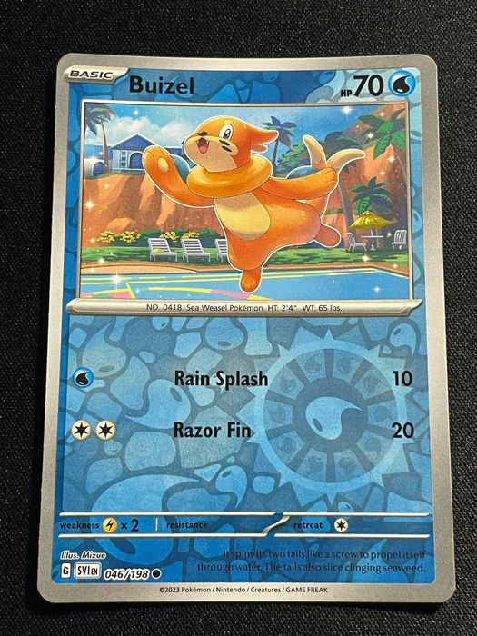 Carta Pokémon Buizel 46/198 Scarlet & Violet