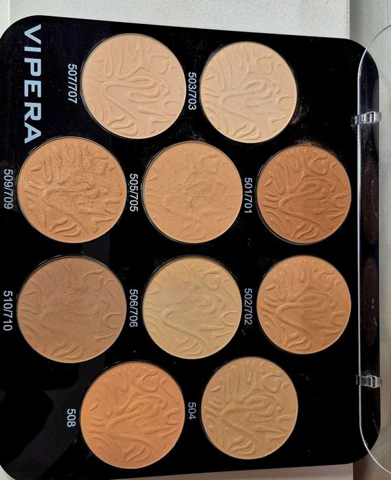 Puder prasowany Vipera zestaw 10 szt.