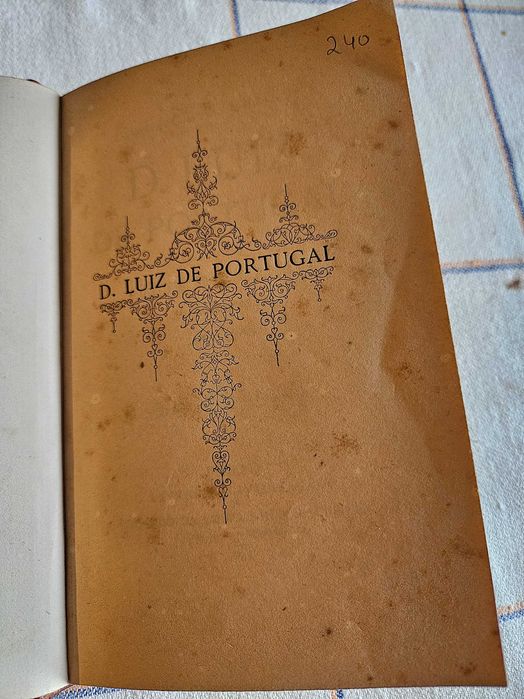 Livro antigo : D.Luiz de Portugal"