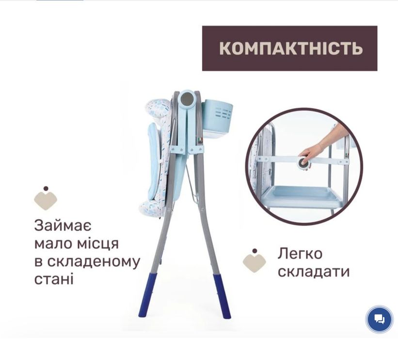 Столик для сповивання з ванночкою Chicco Cuddle & Bubble
