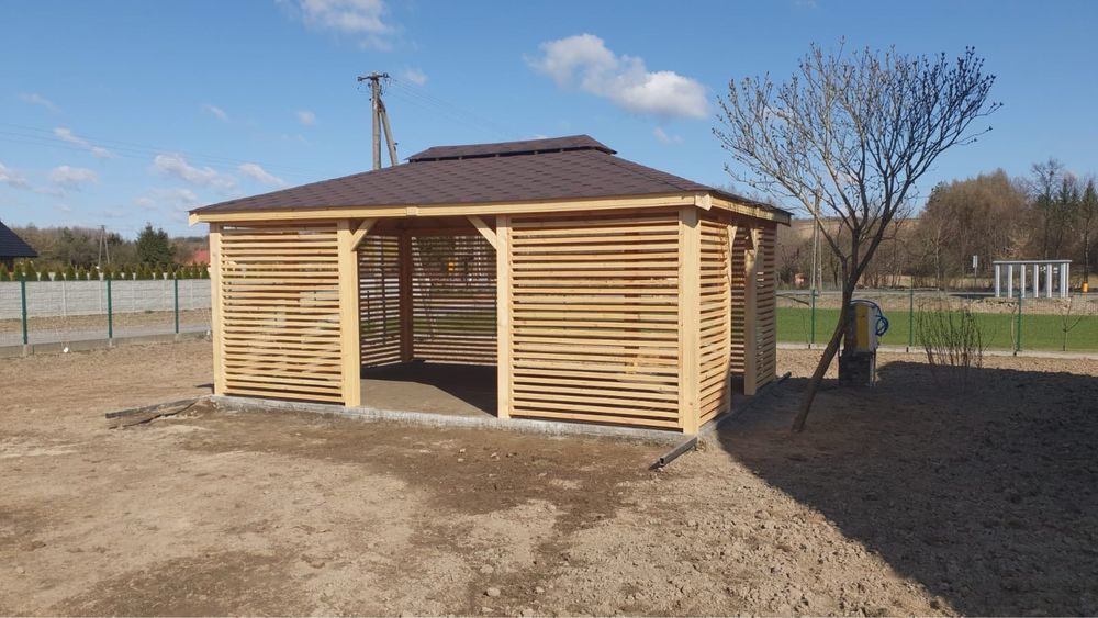 Altana wiata tarasy meble ogrodowe domki narzedziowe. TimberAltDesign