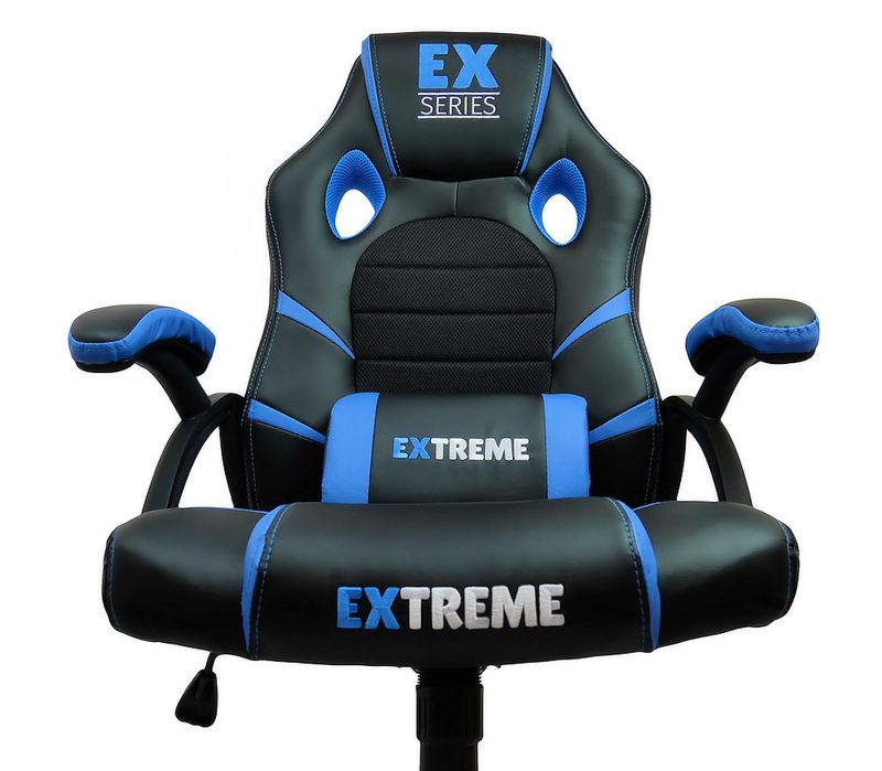 Fotel Gamingowy ciemnoniebieski dla Gracza Extreme EX
