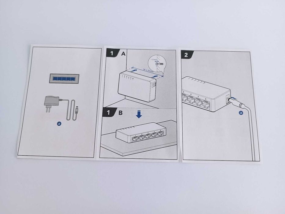 Novidade:Switch Rede Ruijie Reyee 5 Portas 1GB RG-ES05G-L