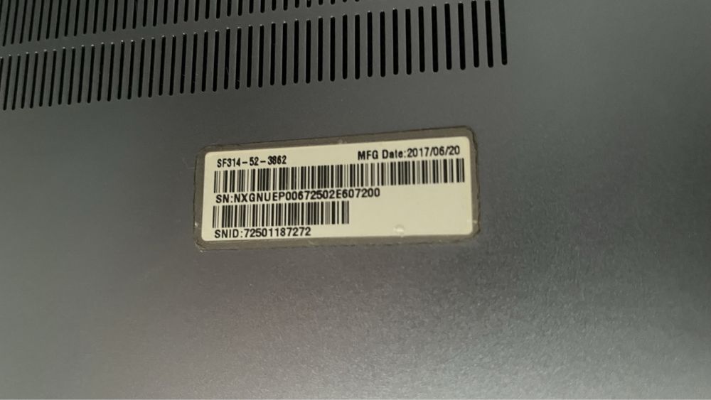 Laptop Acer.