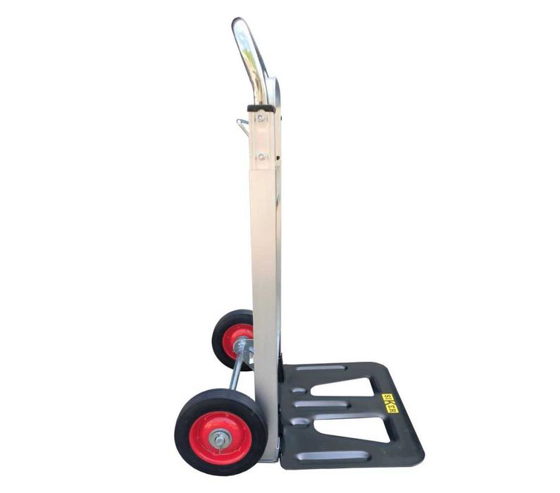 Візок складаний ручний алюмінієвий платформний складський, тачка