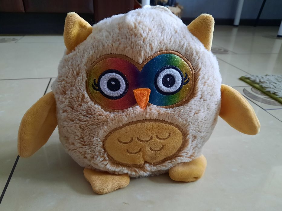 Sowa maskotka poduszka