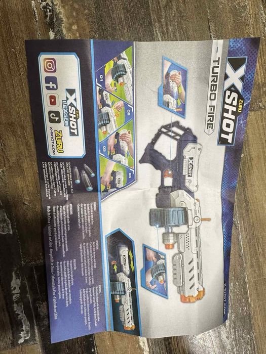X shot turbo fire ZURU нове