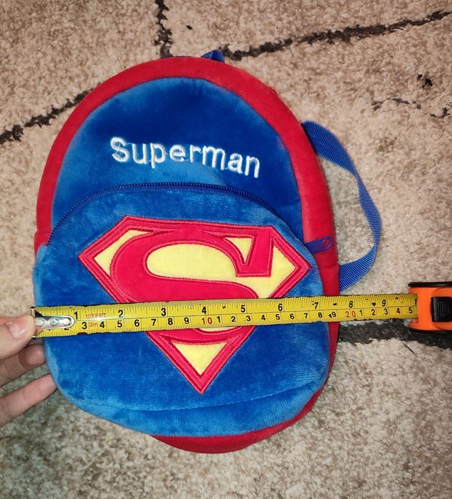 Pluszowy plecak Superman, do przedszkola