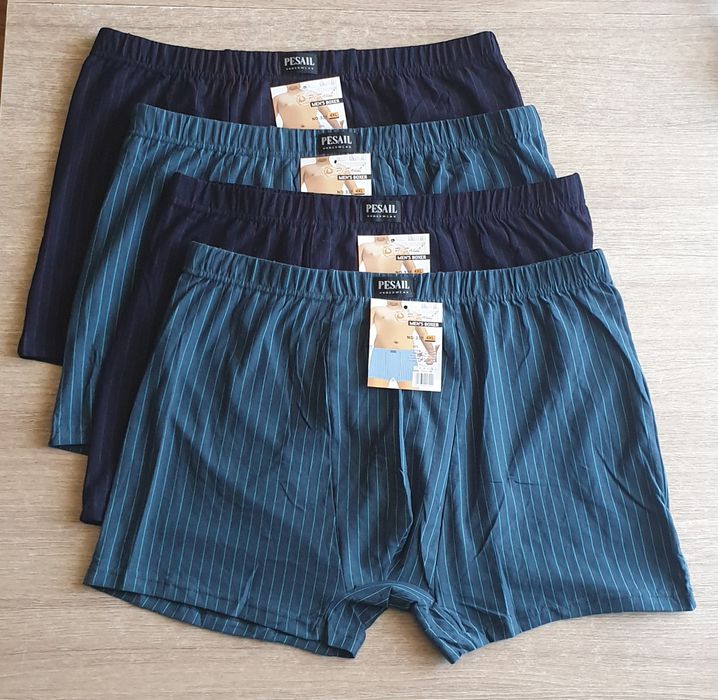 4×męskie bokserki 4XL wygodne duże