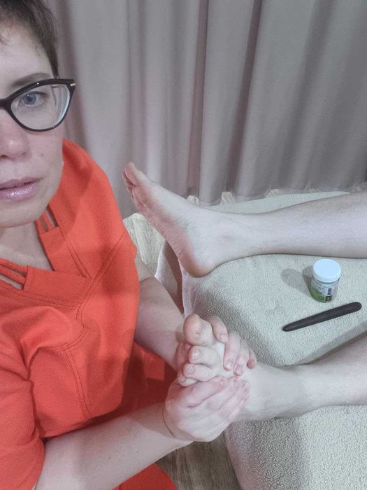 Тайський масаж стоп. Пропрацювання суглобів, зняття набряків!