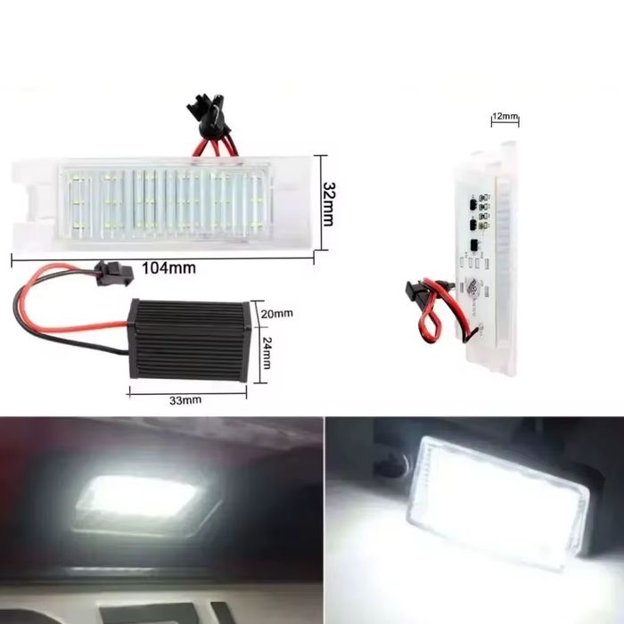 Led подсветка номера Opel Zafira B, Astra H, Astra J, Insignia, Corsa