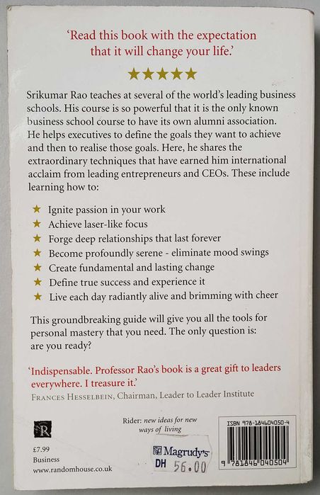Are You Ready To Succeed? Srikumar Rao