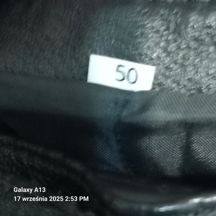 Spodnie damskie skóra naturalna na motor