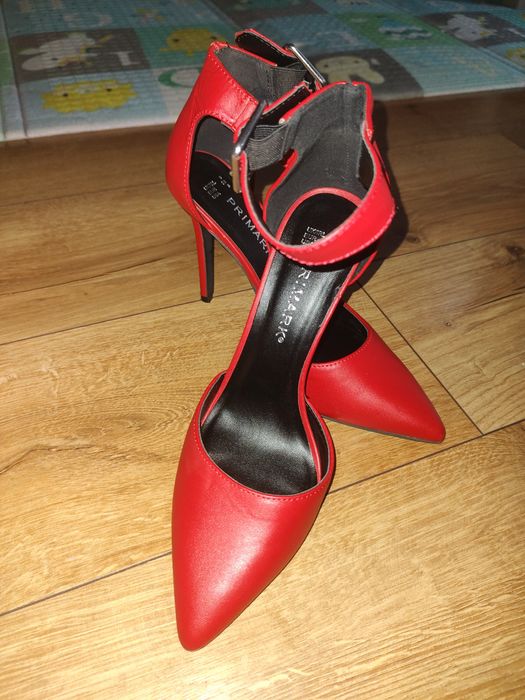 Czerwone szpilki nowe Primark rozmiar 39