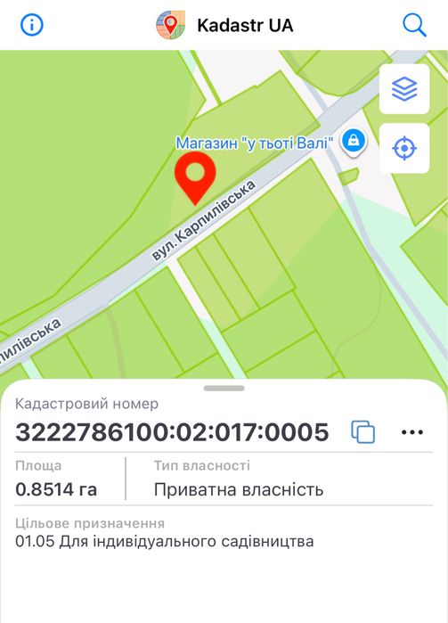 Новосілки продаж 0,85 га фасад ліс