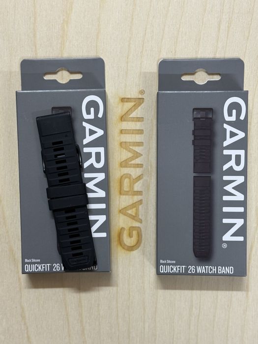 Ремінець Garmin QuickFit 26 Watch Bands Black Silicone (010-13393-02)