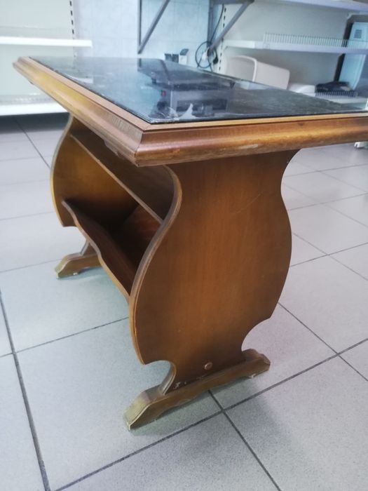 stolik kawowy kamień retro