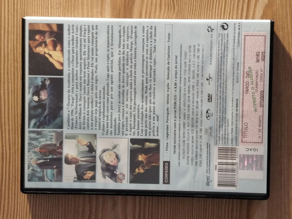 DVD Fargo como novo