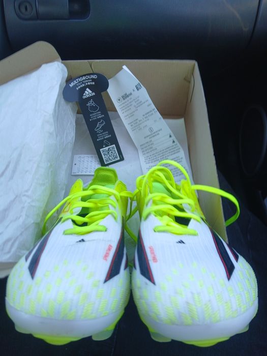 Chuteiras Adidas F50 Pro MG – Tamanho 42 2/3 (Como Novas) Aceito trocas por trotinete eletrica  e preço