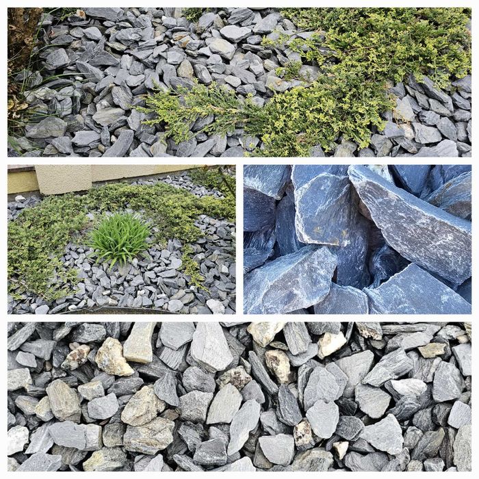 Kamienie ozdobne w BUDZYNIU Grys, Kostka granitowa, Otoczaki,TRANSPORT