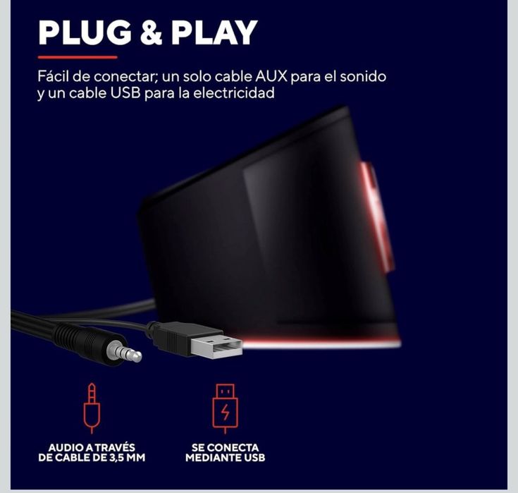 Coluna barra de som gaming rgb