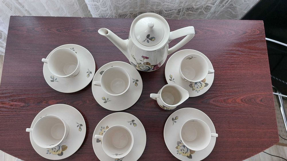Zestaw kawowy Tułowice Porcelit PRL
