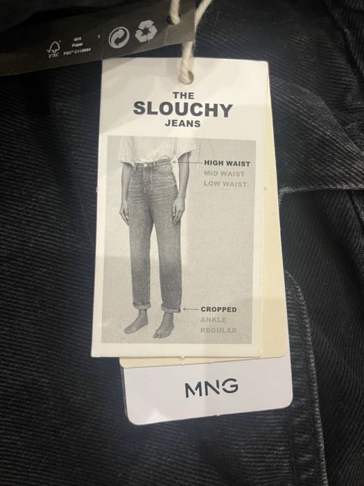 Нові джинси Mango Slouchi, 44 р