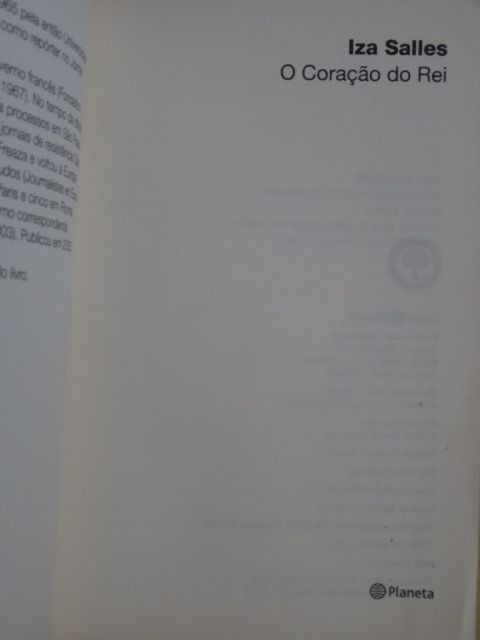 O Coração do Rei de Iza Salles