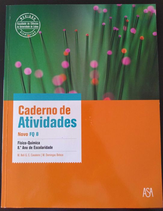 Caderno de Atividades Novo FQ - Físico-Química - 8º Ano