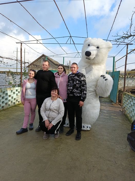 Белый Мишка, Гусь- Обнимусь, Кот Гарфилд, Зайка, Одесса, Поздравления