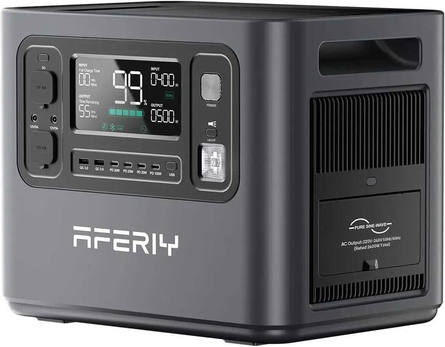 Зарядна станція Aferiy AF-P210 2400W/2048Wh 640000mAh Power Bank LifePo4