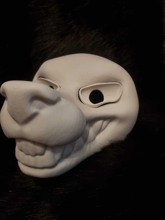 Furry fursuit mask base cosplay maska baza fursona therian kemono anthro dog