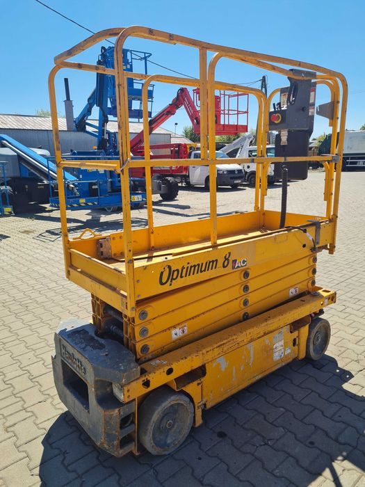 Podnośnik Haulotte Optimum 8AC, rok 2016, wysokość robocza 7,77m udźwig 230 kg